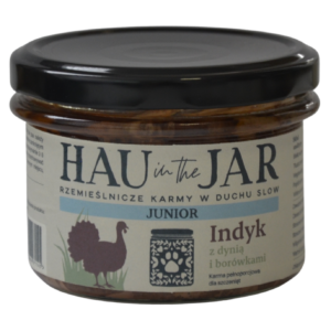 Indyk z dynią i borówkami - JUNIOR